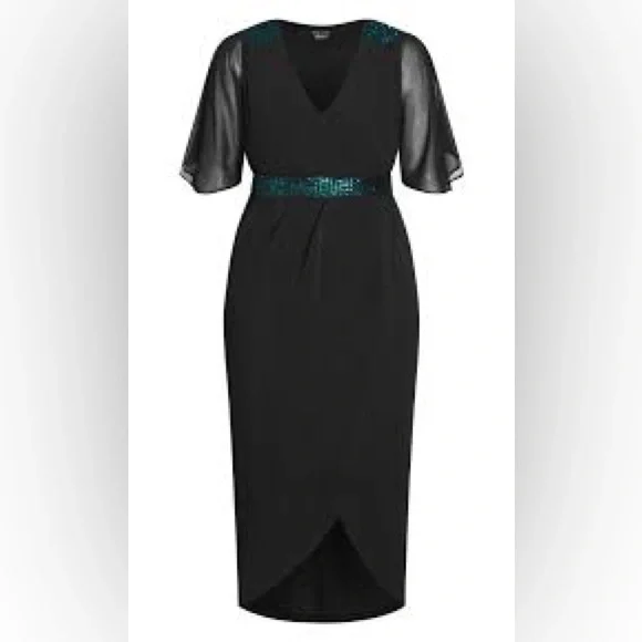 fitted lace wedding dress Ladies Maxi Dress - Navy - Bump + Feeding Friendly main image 1